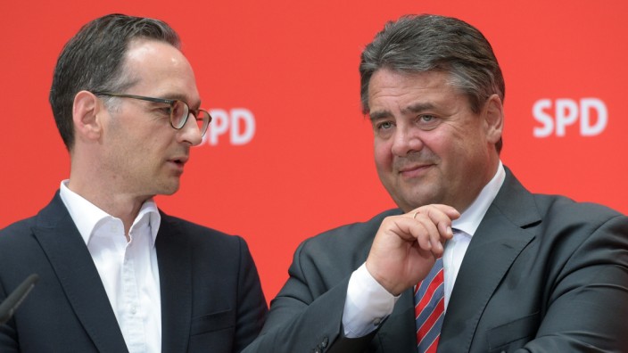 Parteikonvent der SPD - Pk Gabriel