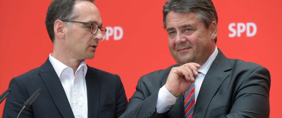 Parteikonvent der SPD - Pk Gabriel