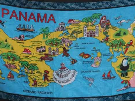 Landkarte von Panama, Jacobi