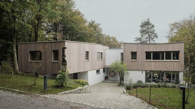 Waldhaus in Ambach Architektouren 2015 Landkreis Bad Tölz-Wolfratshausen