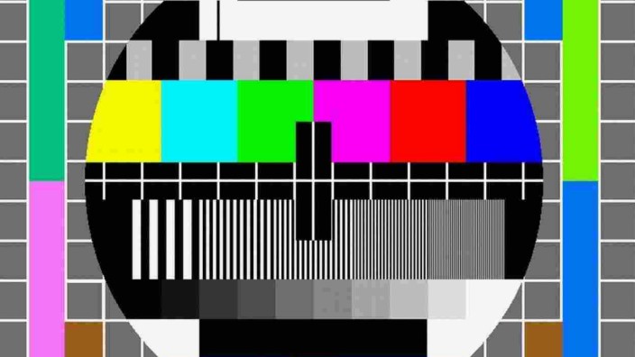 TV-Hersteller: Ein TV-Testbild aus früheren Zeiten: Heutige Fernseher können viel mehr, sind aber billiger zu haben.