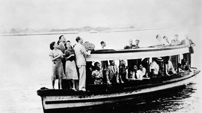 Jüdische Flüchtlinge der "St. Louis" vor Havanna, 1939