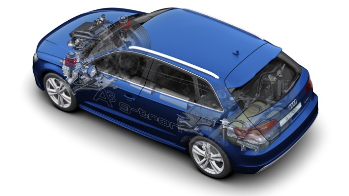Die Technik des Audi A3 g-tron