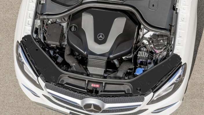 Der Motor des Mercedes GLE Coupé 350 d