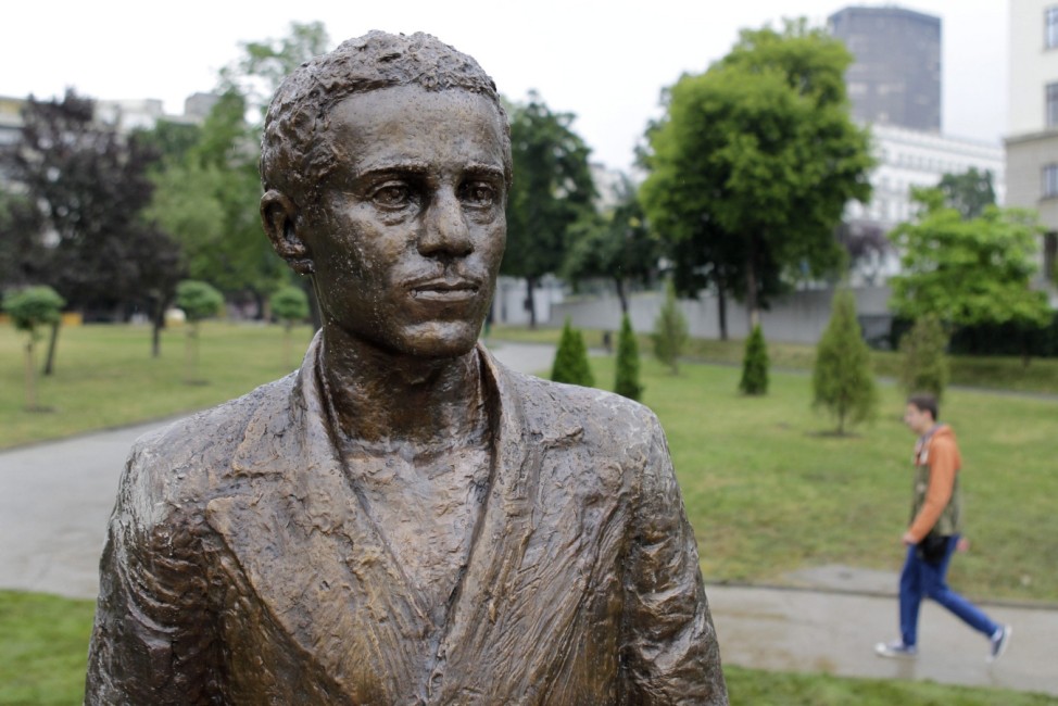 Gavrilo Princip statue in Belgrade