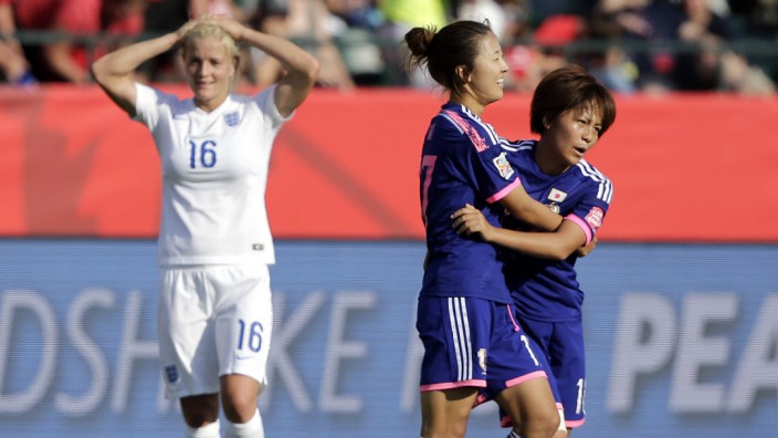 Soccer: Women's World Cup-England at Japan