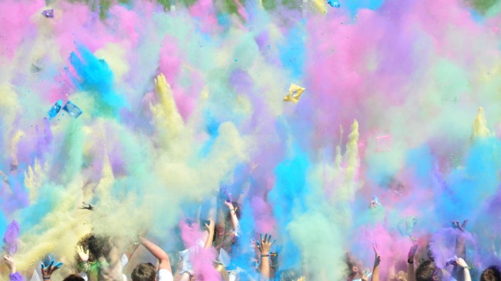 "Holi Festival of Colours" in München, 2013