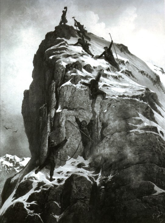 Matterhorn Zermatt Schweiz Erstbesteigung