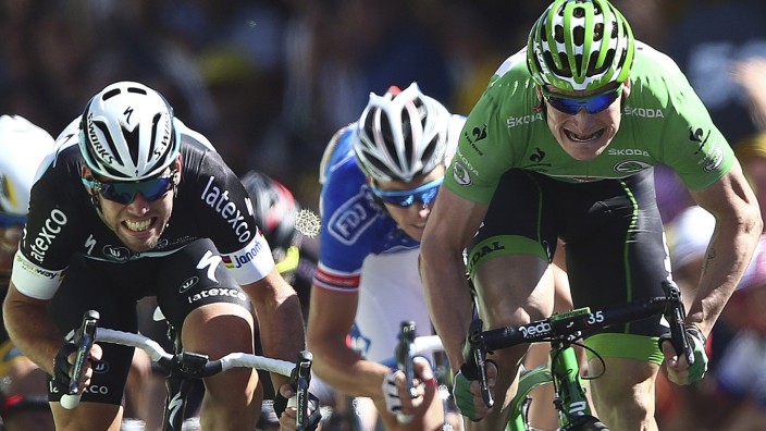 Tour de France: Sprinter unter sich: Mark Cavendish, l., und Andre Greipel.