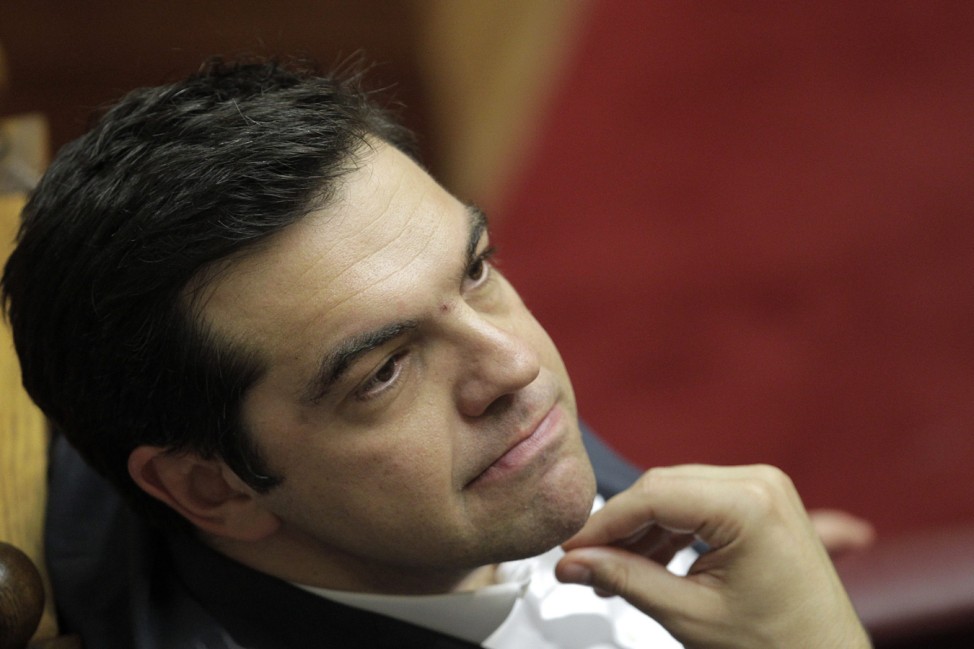 Debate in the Greek Parliament on a preliminary agreement with cr