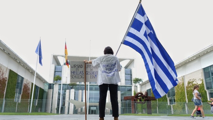 Protest für Griechenlandhilfen