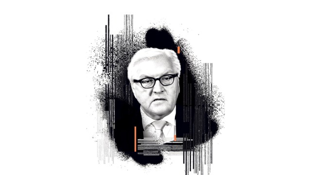 Steinmeier und die CIA: Illustration: Stefan Dimitrov, Foto: dpa