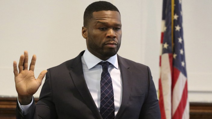 Rapper 50 Cent appears in New York State Supreme Court in Manhattan