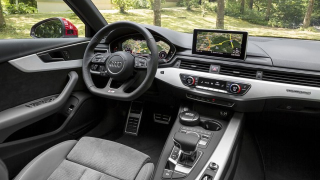 Der Innenraum des neuen Audi A4 3.0 TDI Quattro.