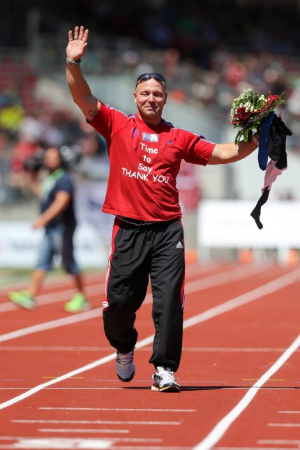 Markus Esser TSV Bayer 04 Leverkusen Deutsche Leichtathletik Meisterschaften am 26 07 2015 im Gru