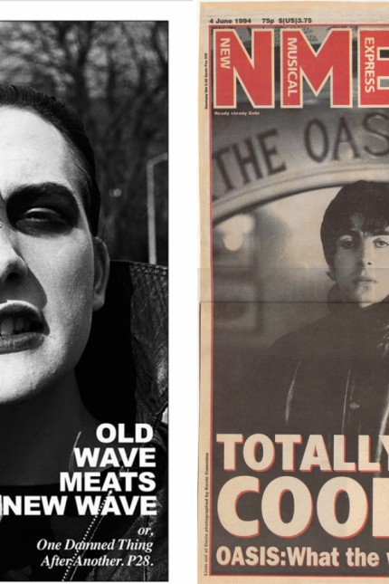 Zeitschriften: Posierte lange vor Lady Gaga auf dem Cover mit Fleisch: Sänger Dave Vanian im Jahr 1977.