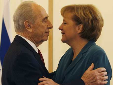 Israel, Merkel, Peres, Deutschland, AP
