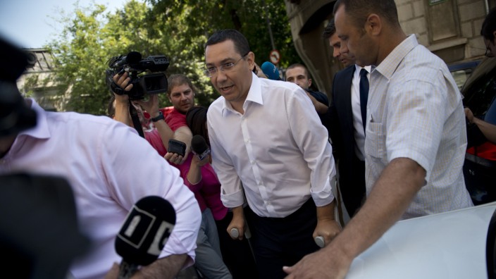 Rumänien: Mit seinem Angeklagten-Status bereitet Victor Ponta auch den Gesprächspartnern in der EU Probleme.