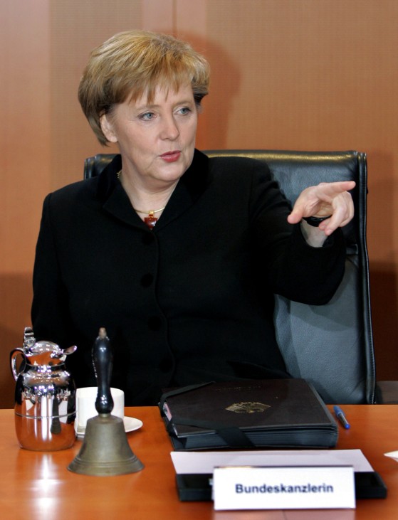 Erste Kabinettssitzung Kabinett Merkel