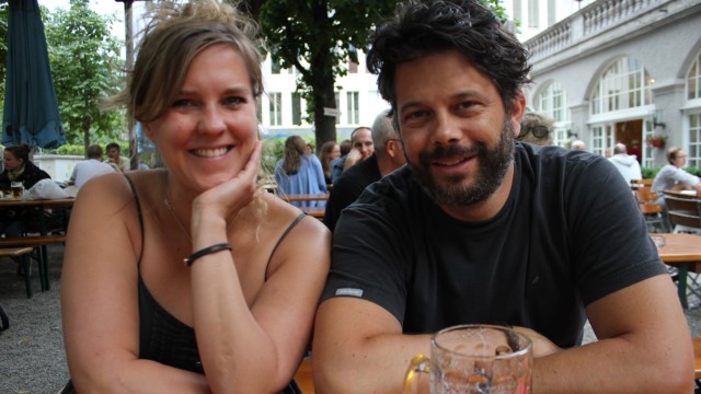 Laura und Bernard beim Münchner Fotomarathon
