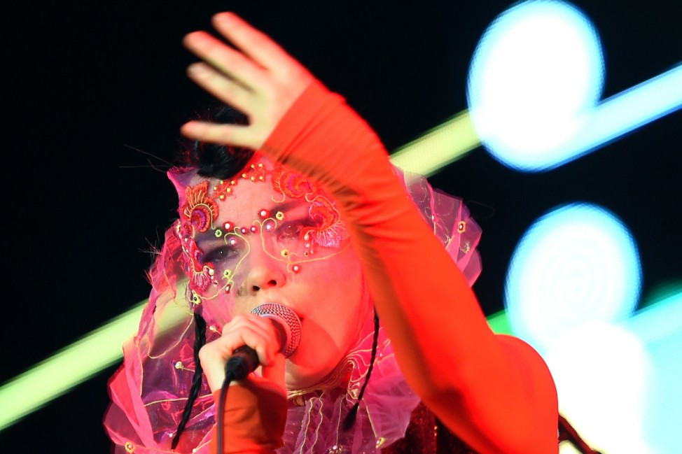 Björk tritt in Berlin auf