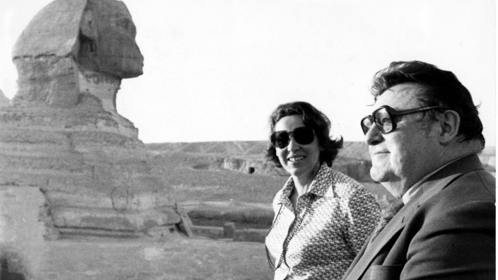 Franz Josef Strauß: Franz Josef Strauß und seine Frau Marianne besuchten im Mai 1977 Ägypten.