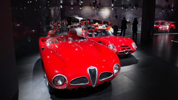 Motorsportausstellung im Alfa Romeo Museo Storico in Arese