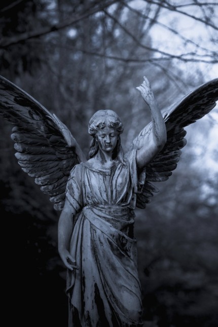 Germany Cologne Statue of angel at Melatenfriedhof PUBLICATIONxINxGERxSUIxAUTxHUNxONLY KJ000231