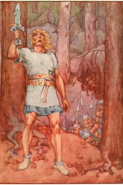 Illustration from a collection of myths, 1915