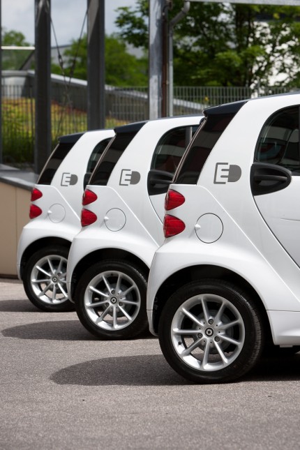 E-Smart-Fahrzeuge für den ASB in München, 2015