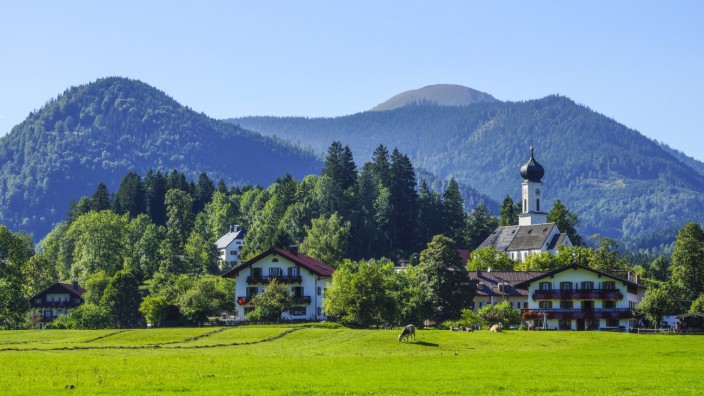 Gewerbesteuer in Bayerns kleinster Gemeinde: Viel Grün, wenig Gewerbe: Die Jachenau ist Bayerns kleinste Gemeinde.