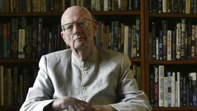 Arthur C. Clarke: Ein Meister der prophetischen Science Fiction: Arthur C. Clarke im Mai 2007 in Sri Lanka.