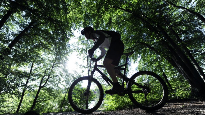 Radfahren auf Waldwegen ist erlaubt