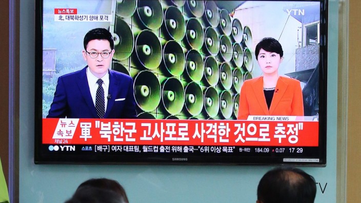South Korea fires back dozens of shells after North Korea's shell