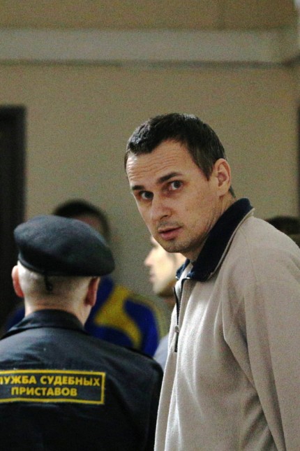 Oleg Senzow vor Gericht.
