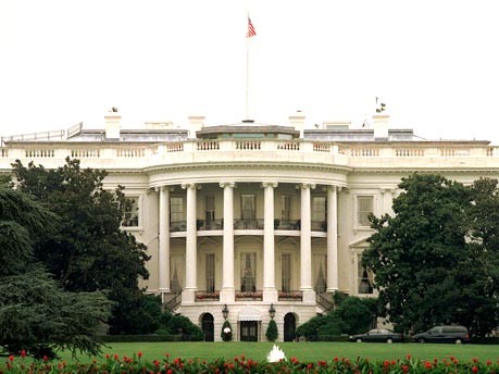 Außenansicht des Weißen Hauses in Washington
