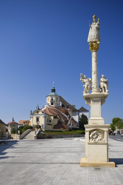 Austria Burgenland Eisenstadt View of pilgrimage church PUBLICATIONxINxGERxSUIxAUTxHUNxONLY WWF00