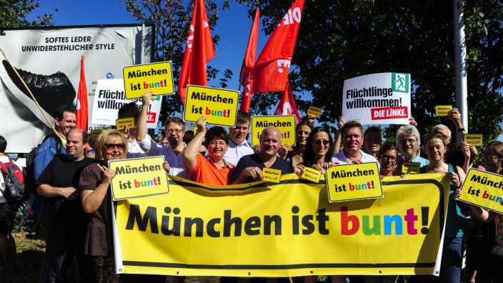 Jahresrückblick: "München ist bunt": Immer wieder stellten sich Bürger gegen die Aktivisten der Pegida.