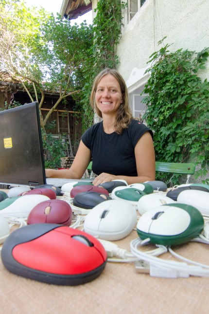 Bichl: Computermäuse bietet Susanne Jordan als Fair-Trade-Produkt an. Dazu hat sie den Verein "Nager -IT" gegründet.