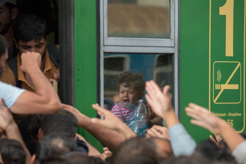 Doors Are Opened To Migrants At Budapest Railway Station
