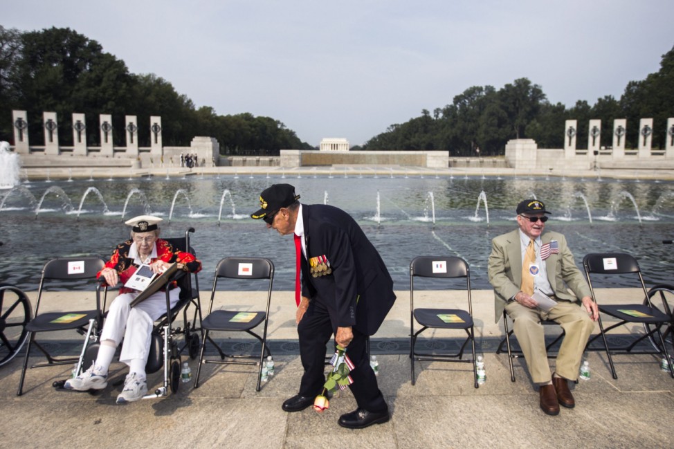 US WWII Veterans Commemorate End of the War in DC
