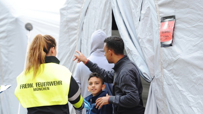 Flüchtlinge in München