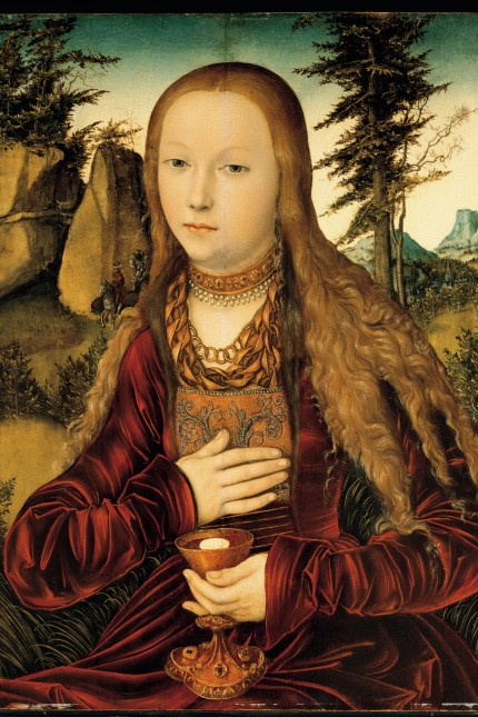 Ausstellung: Lukas Cranach d. Ä.: Die Heilige Barbara, um 1530.