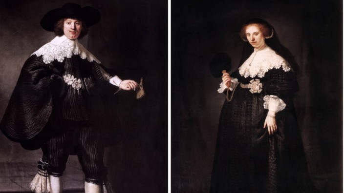 Kulturpolitik: Noch ist das Doppelporträt aus dem Jahr 1634 im Besitz von Éric de Rothschild, der für die Gemälde 160 Millionen Euro haben will.