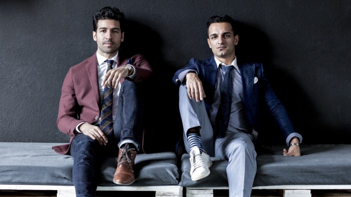 Online-Handel: "Wir bewegen uns in einem Bereich, der komplett ignoriert wurde." Navabi-Gründer Bahman Nedaie (li.) und Zahir Dehnadi.