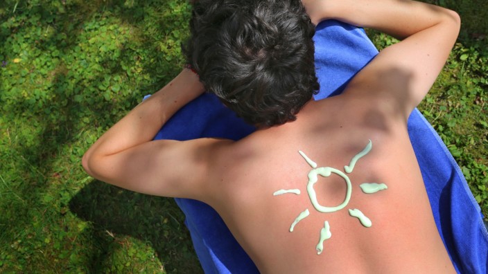 Sonnenbrand-Tattoo