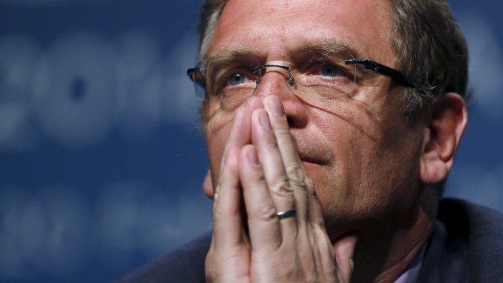 File photo of FIFA General Secretary Valcke listening to a question during an announcement on the status of Curitiba as a host city for the 2014 World Cup, in Florianopolis