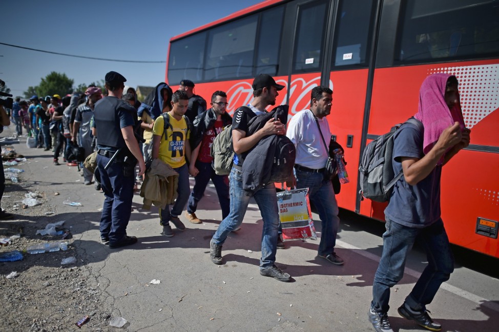 Migrants Arrive In Tovarnik As Croatia Becomes The New Route Into Europe