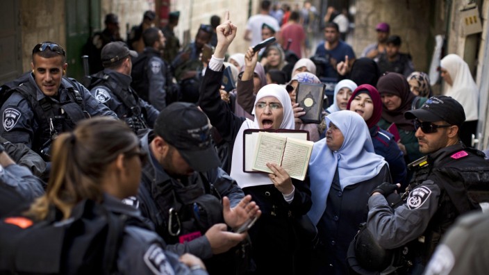 Tension in the Old City of Jerusalem