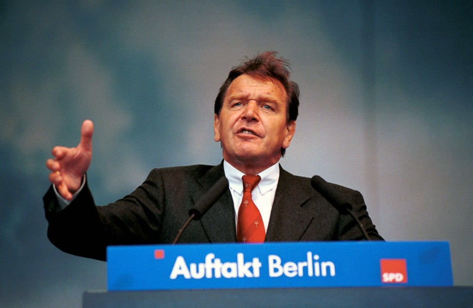Bundeskanzler Gerhard Schröder SPD Kanzler